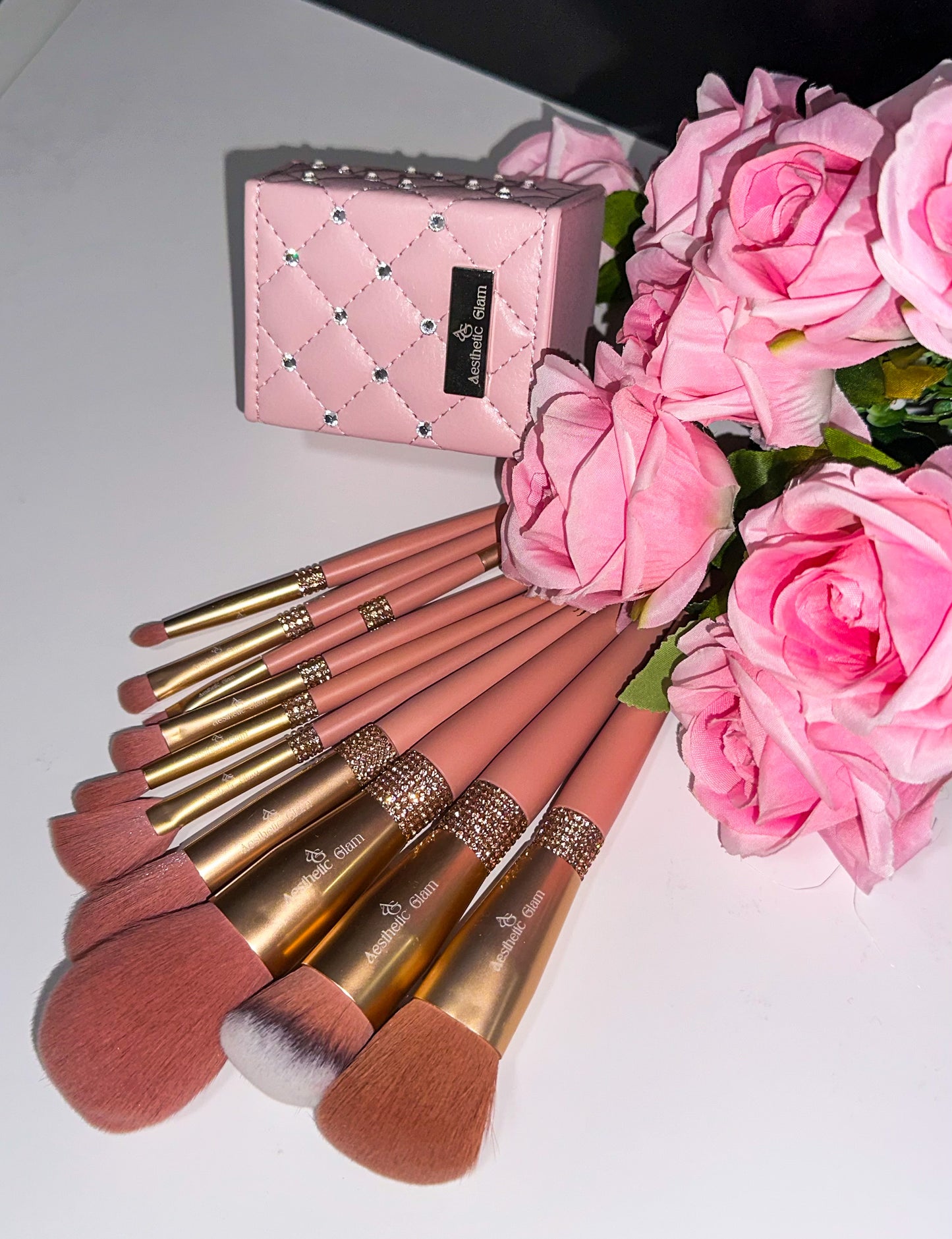 Diamond Handle Makeup Brush Set