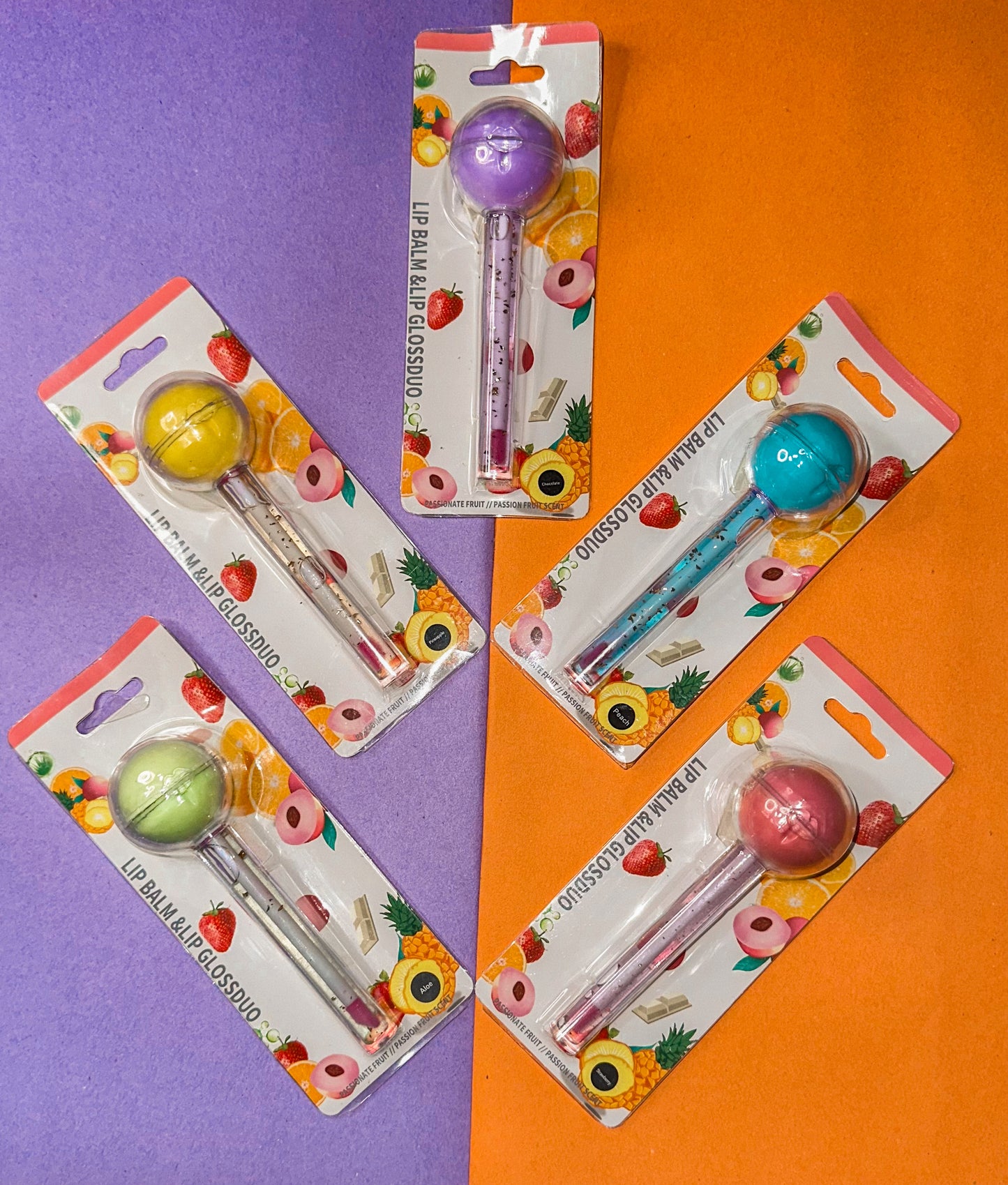 Fruity lollipop and Lip Balm